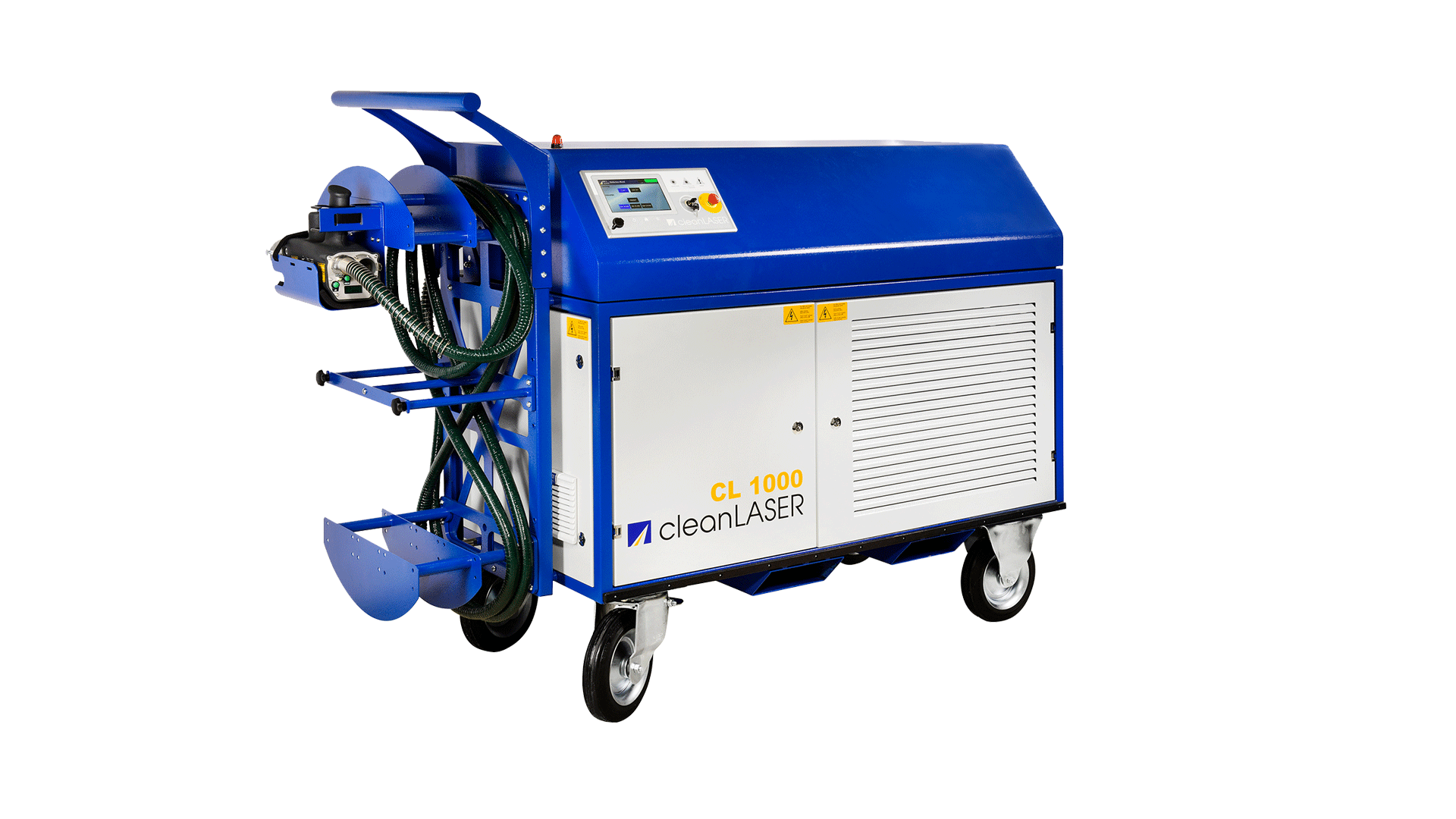 High-power portable laser cleaing systems