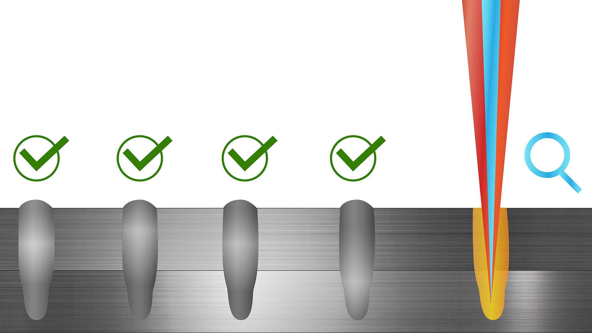 Diagram of real-time laser weld measurement